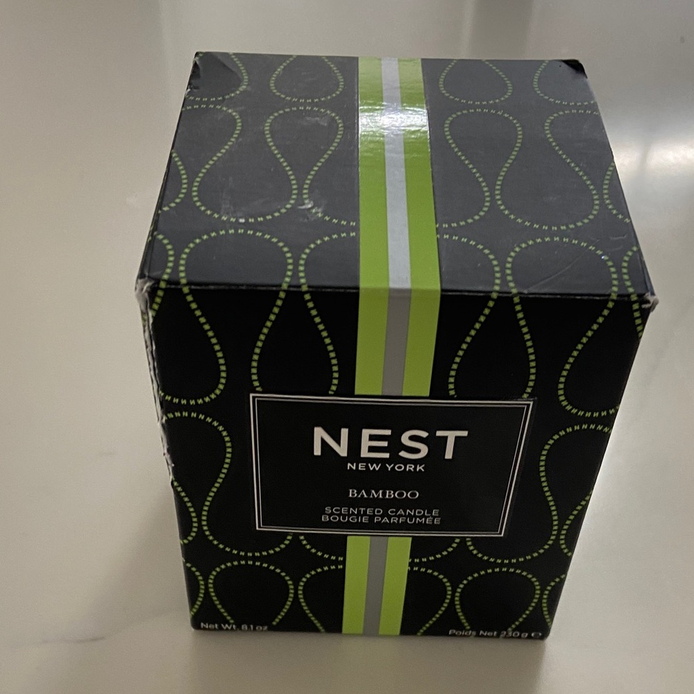 NEST Fragrances Bamboo Scented Candle - Black and Green